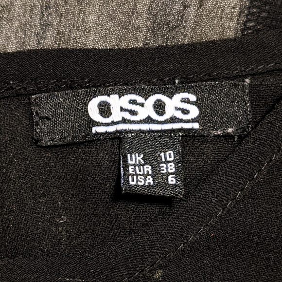 ASOS Sheer Long-Sleeve Blouse - Picture 4 of 9